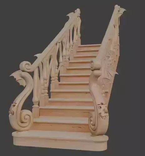 Gothic Halloween Staircase
