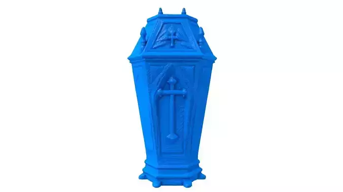 coffin -  coffin stl -  wooden coffin -  gothic coffin