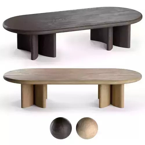 Table du Sud x Clairz Interior Design oak coffee tables