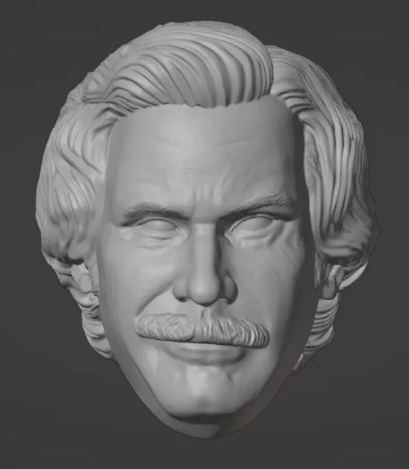 Ron Burgundy Head - The Anchorman 3D print model
