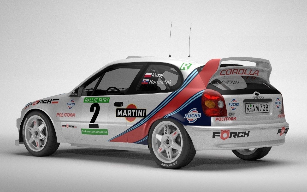 Toyota Corolla WRC 3D model_8