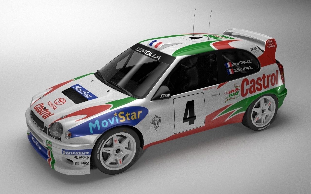 Toyota Corolla WRC 3D model_2