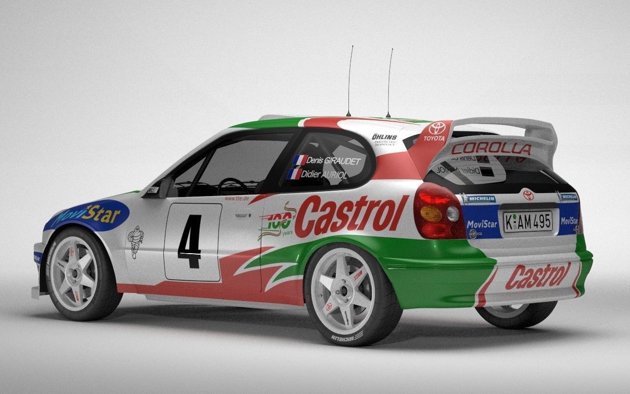 Toyota Corolla WRC 3D model_1