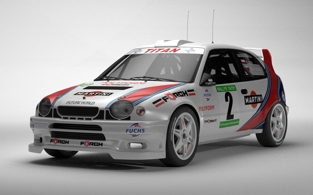 Toyota Corolla WRC 3D model_7