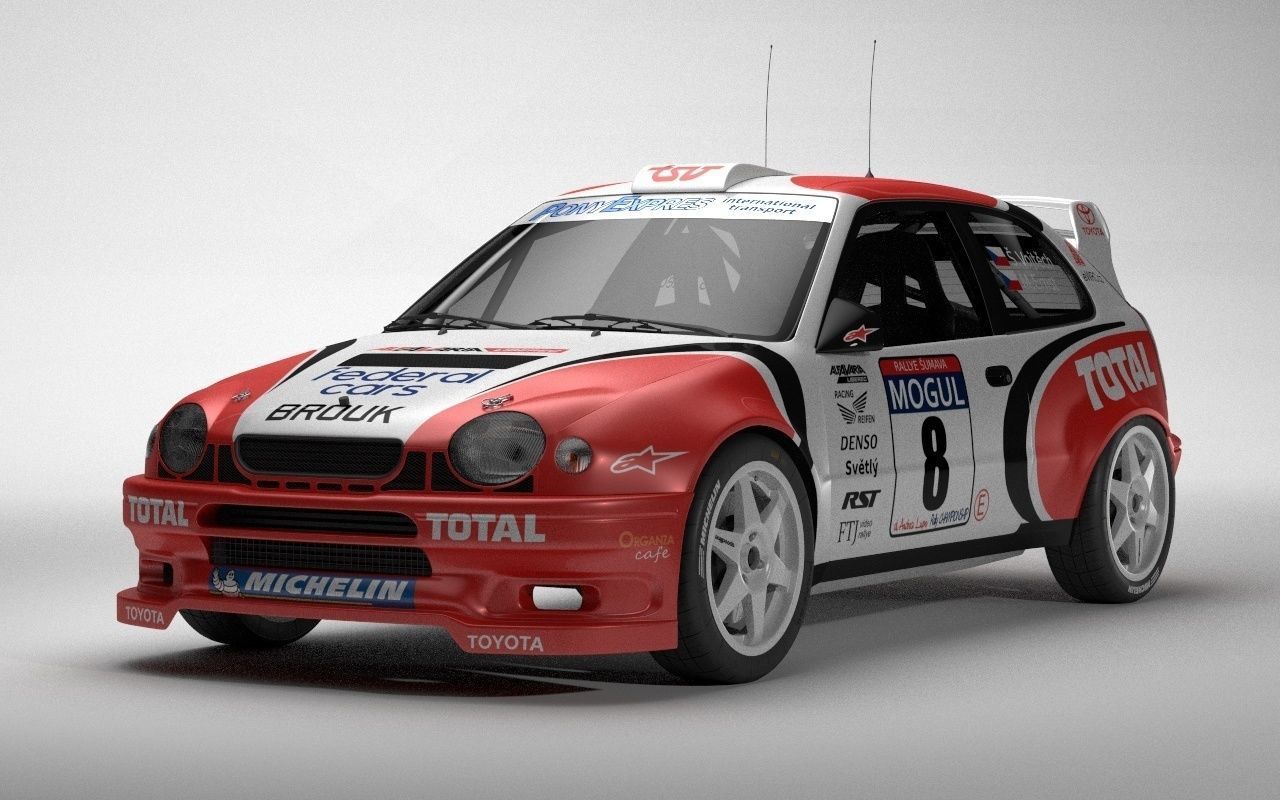 Toyota Corolla WRC 3D model_9