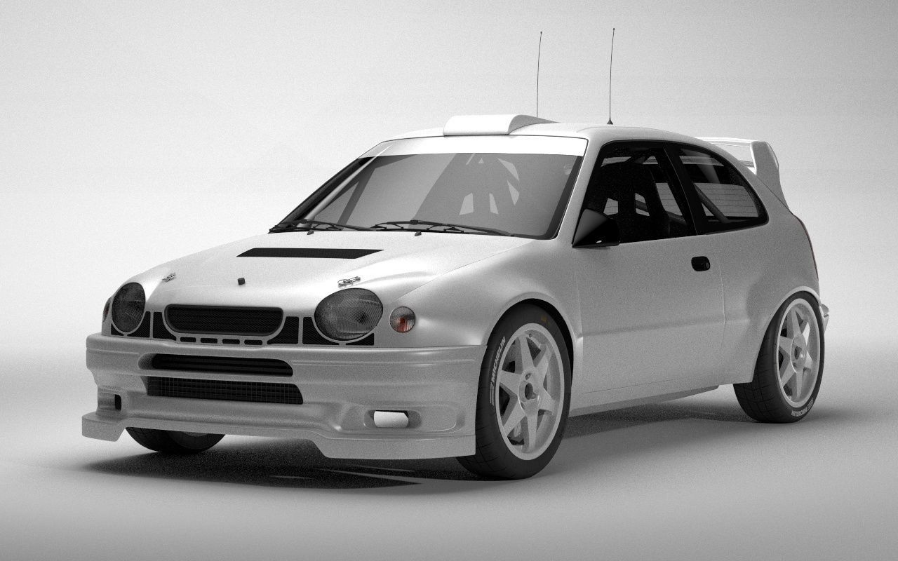 Toyota Corolla WRC 3D model_11