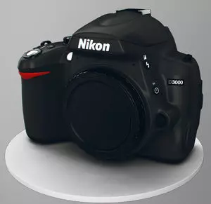 Nikon D3000 Free 3D model_0