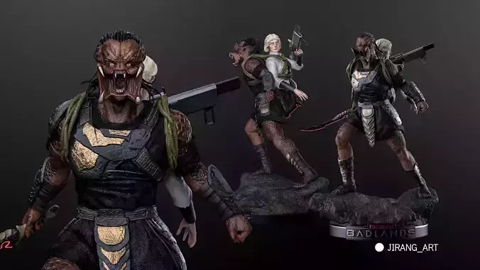 PREDATOR BADLANDS 3D Print STL Files