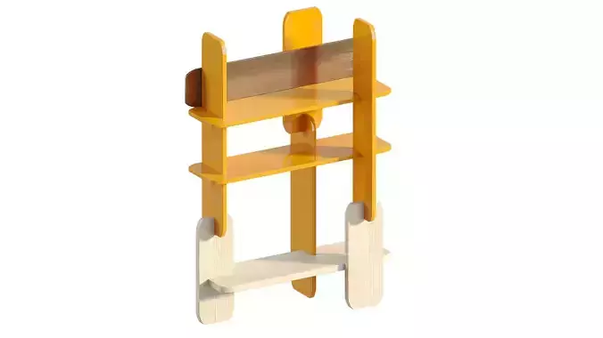 Hessentia Greffage Bookcase Paint Wood Metal 14100