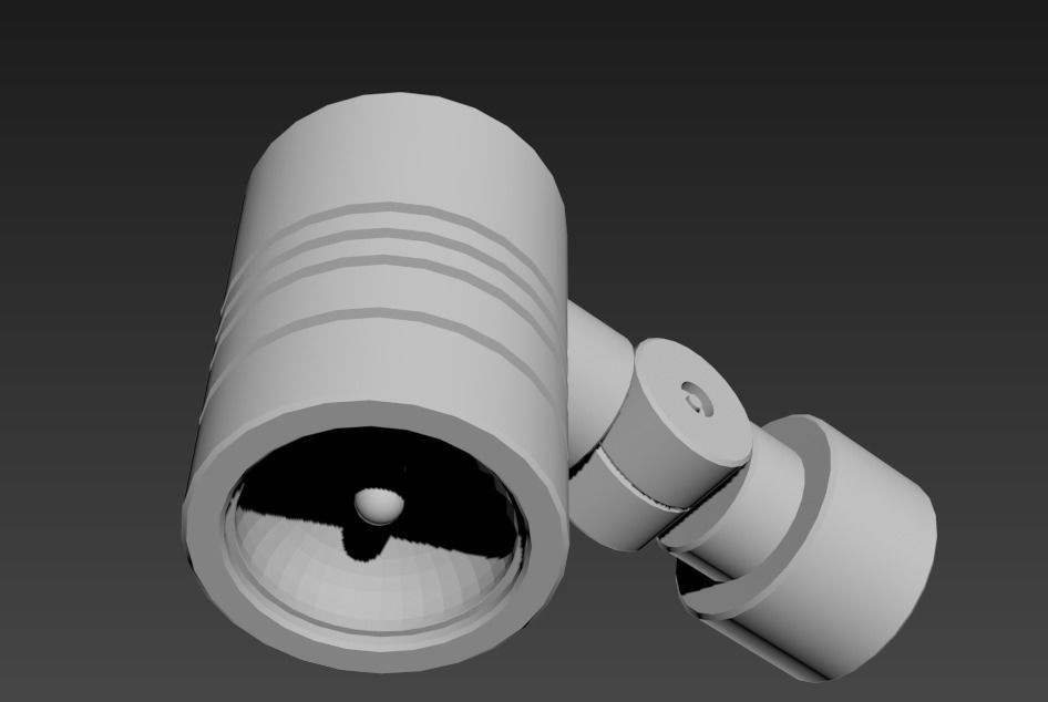 wall lamp Free 3D model_1