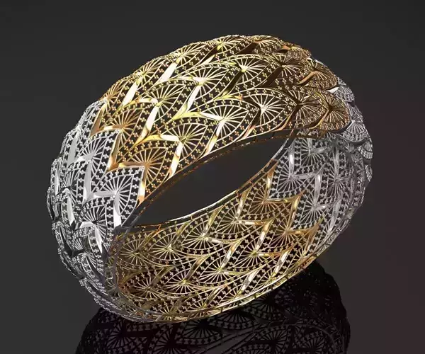 1515 Celestial Crown Bangle 25gm