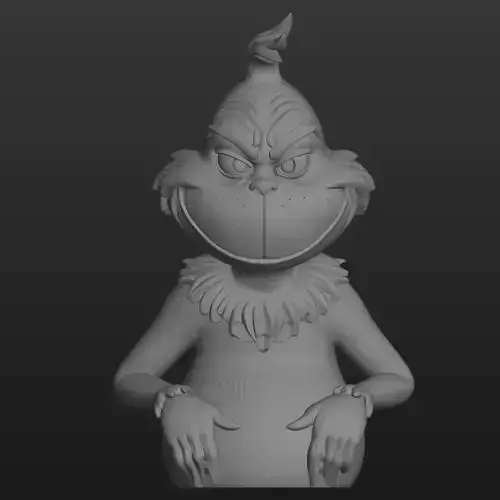grinch bust