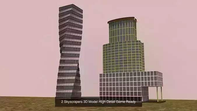 Premium Urban City Buildings Pack 5