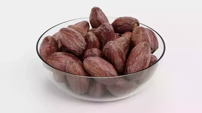 -Dried Dates in Bowl-