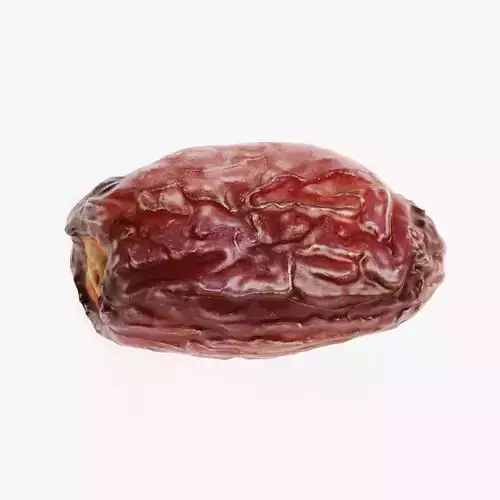 Dried Date - Realistic Fruit 3D model