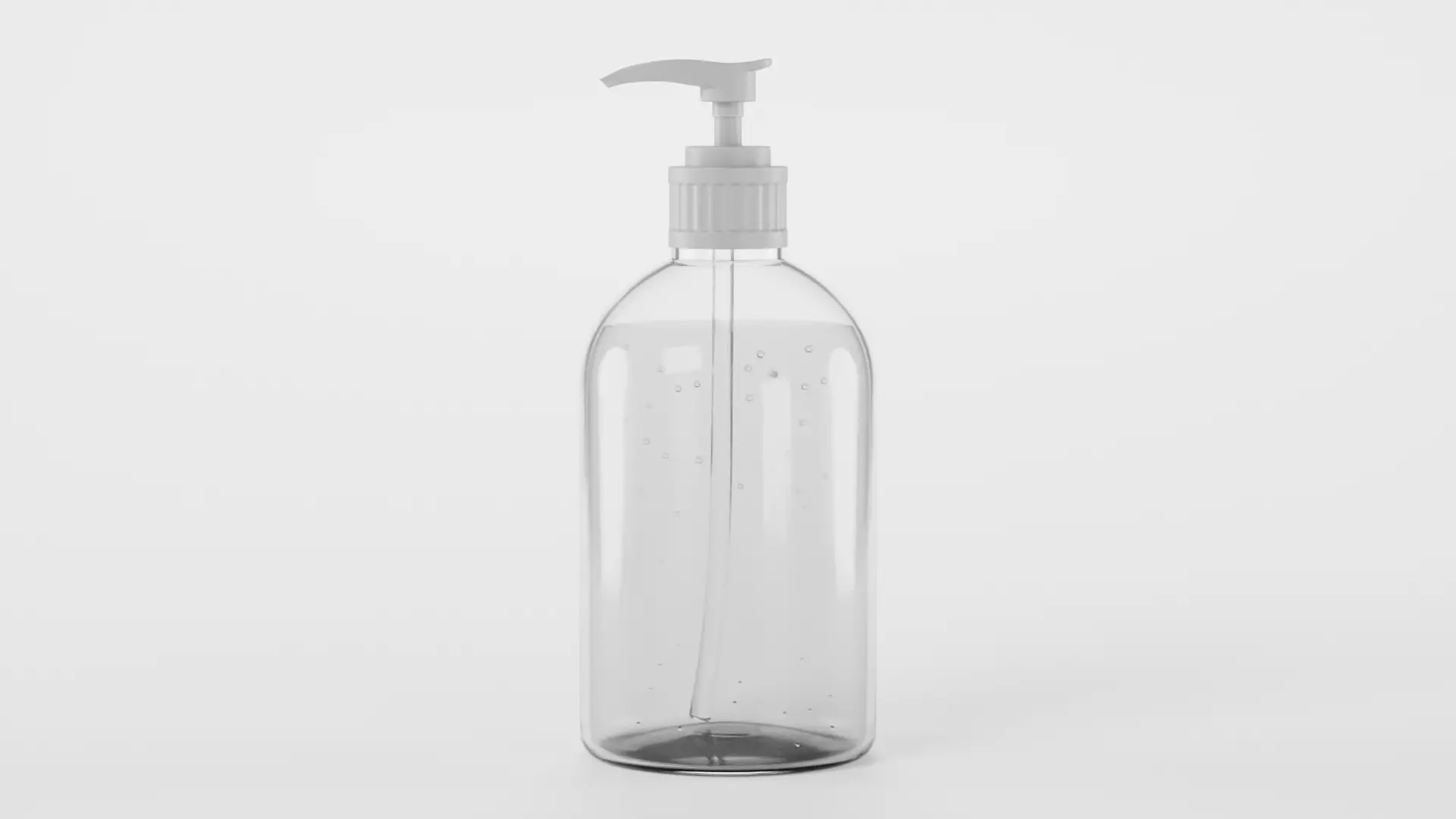 Hand Sanitizer V2 - Pump Bottle Dispenser Blank Packaging 3D model