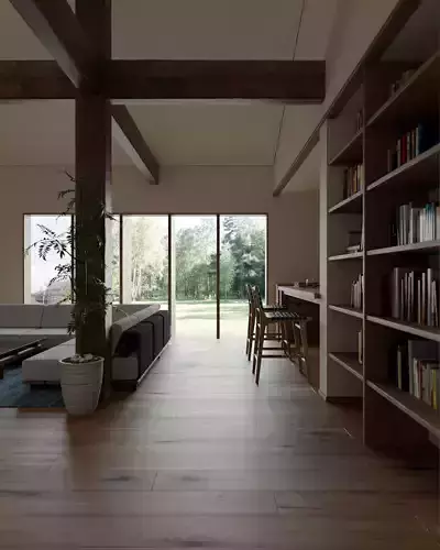 Livingroom 3D model 4