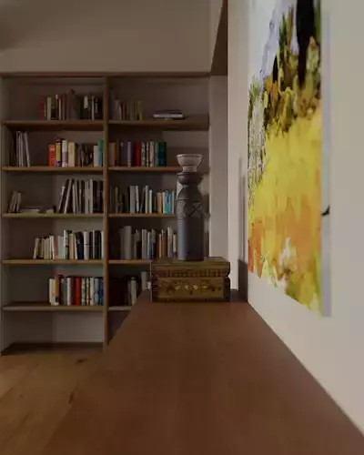 Livingroom 3D model 5