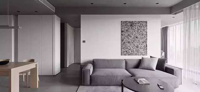 Modernist living room