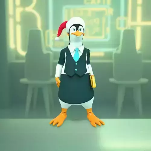 Santa Suit Penguin model pack