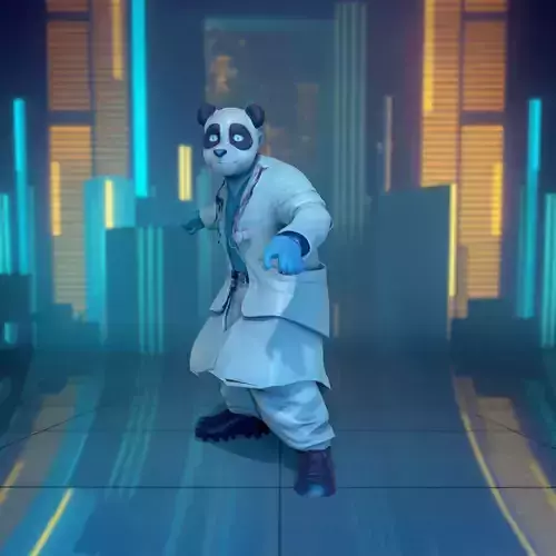 Panda Doctor Character model pack