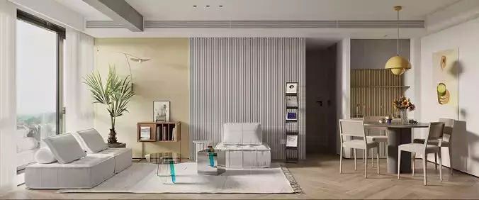 Warm and cozy indoor scene