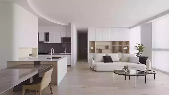 Minimalist living room