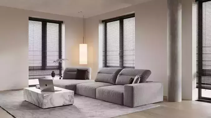 Modernist living room