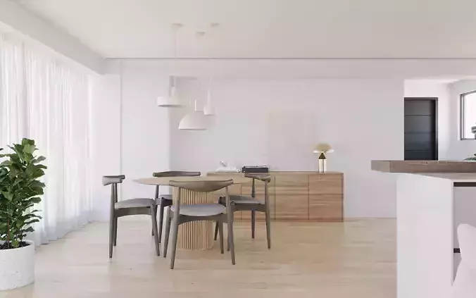 Minimalist living room
