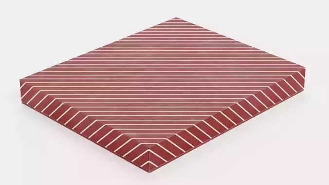 Chocolate Box V3 Plain - Dark Red and Ready For Filling