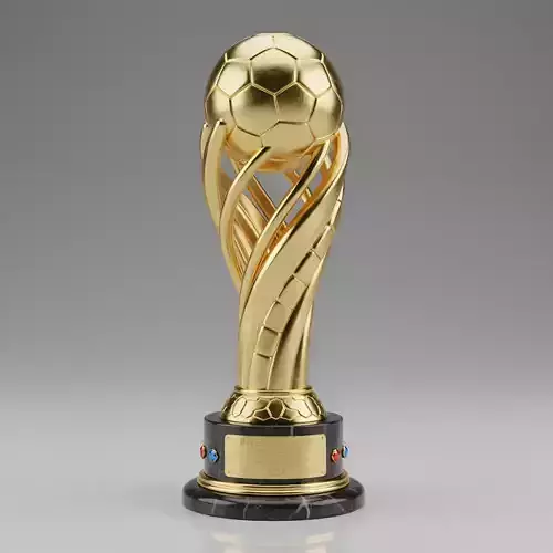 Football Championship trophy 2024 High - Quality 3D - Model 