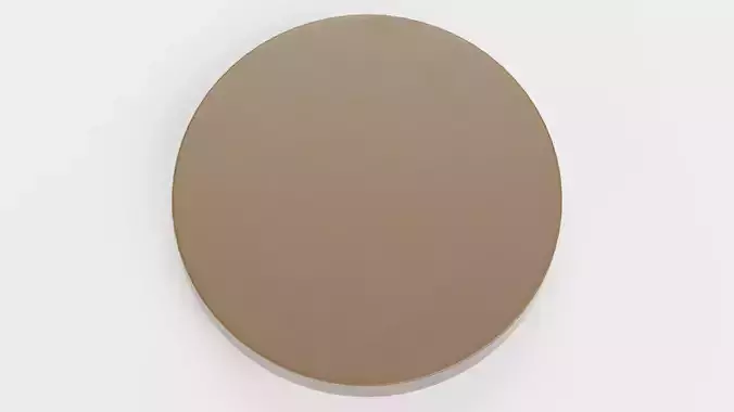 Chocolate Box Plain V7 - Round Luxury Packaging 3D model 4