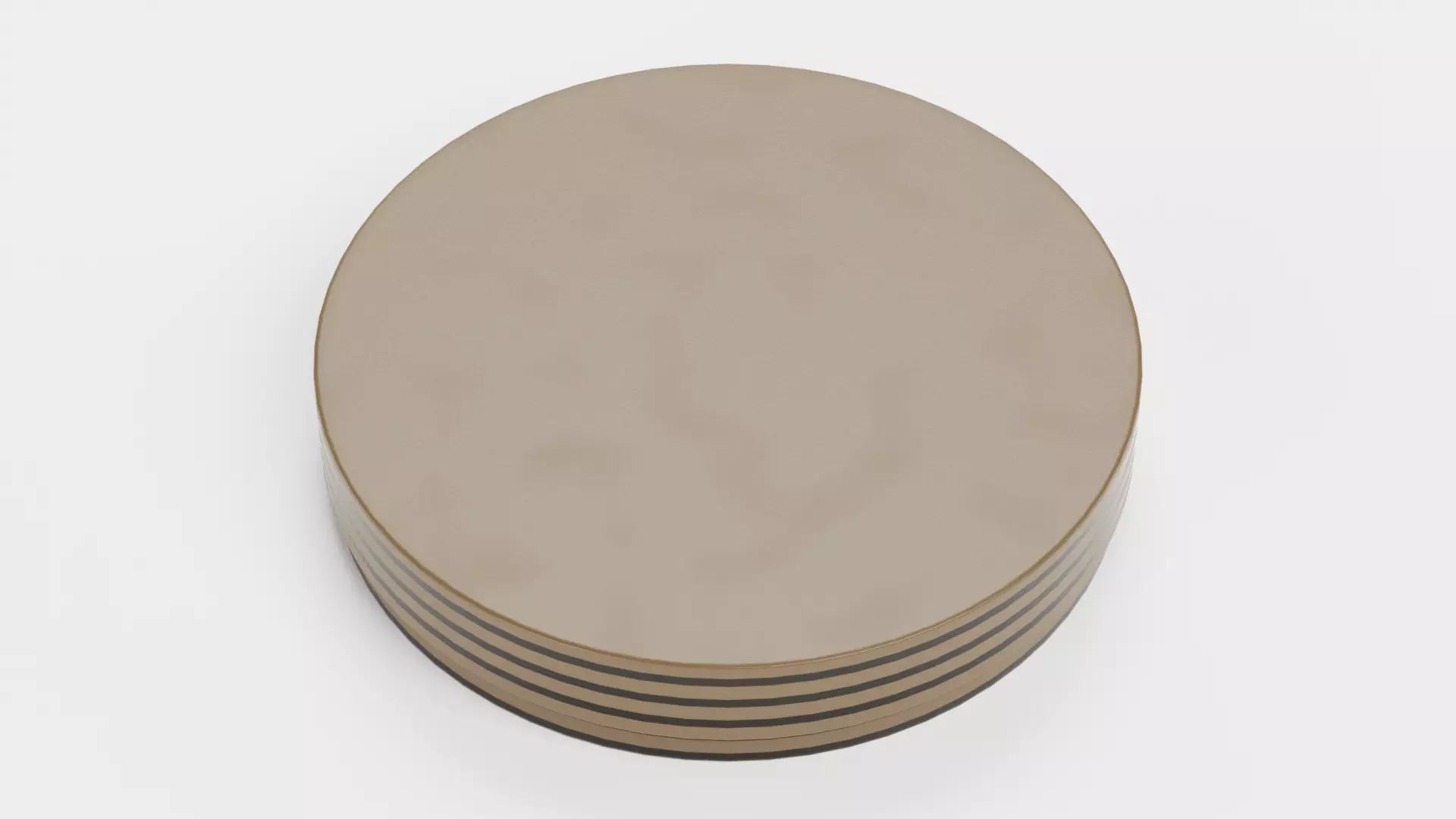 Chocolate Box Plain V7 - Round Luxury Packaging 3D model