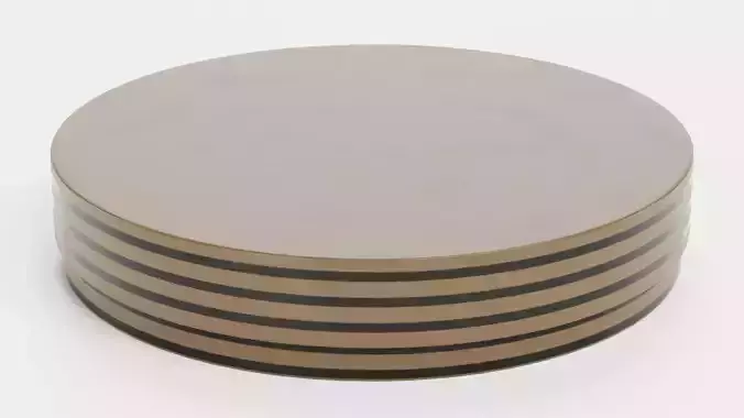 Chocolate Box Plain V7 - Round Luxury Packaging 3D model 6