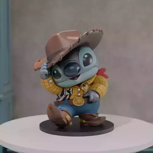 Stitch cowboy