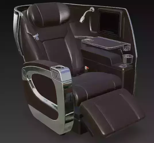 Luxury First Class Airplane Seat Fully Reclining Business Chair