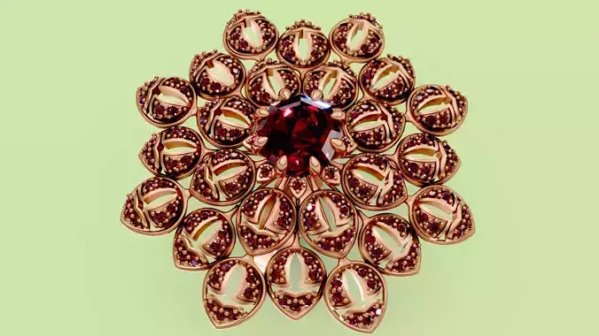 Amaranth Tranquilla Ring