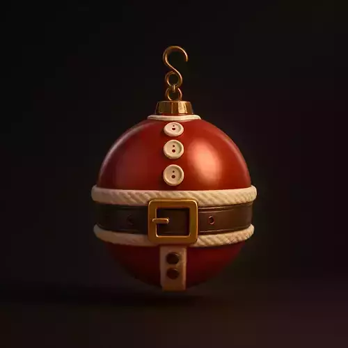 Santa Suit Christmas Ornament Holiday Decoration Santa Belt