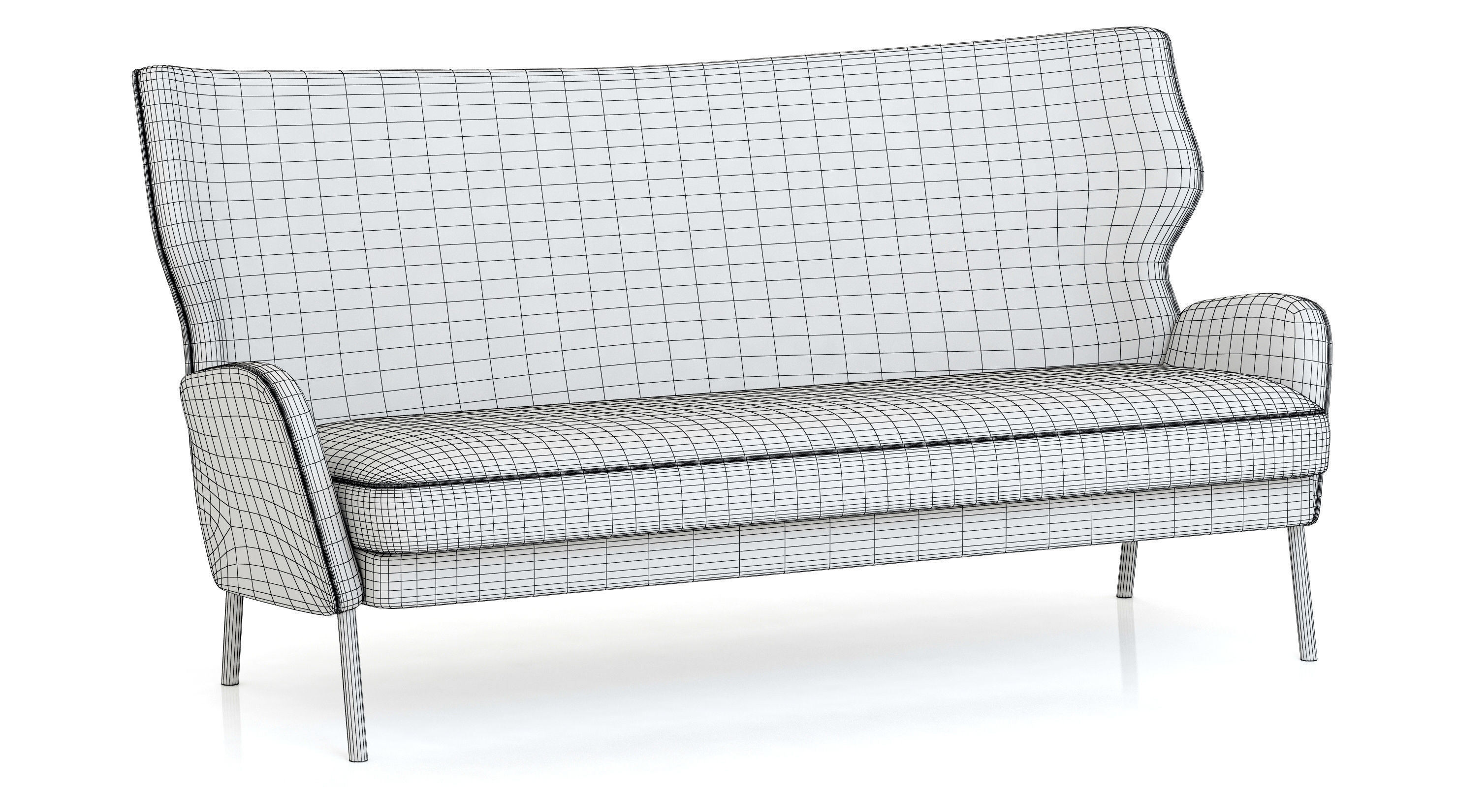 Sits Alex Sofa 3D model_8