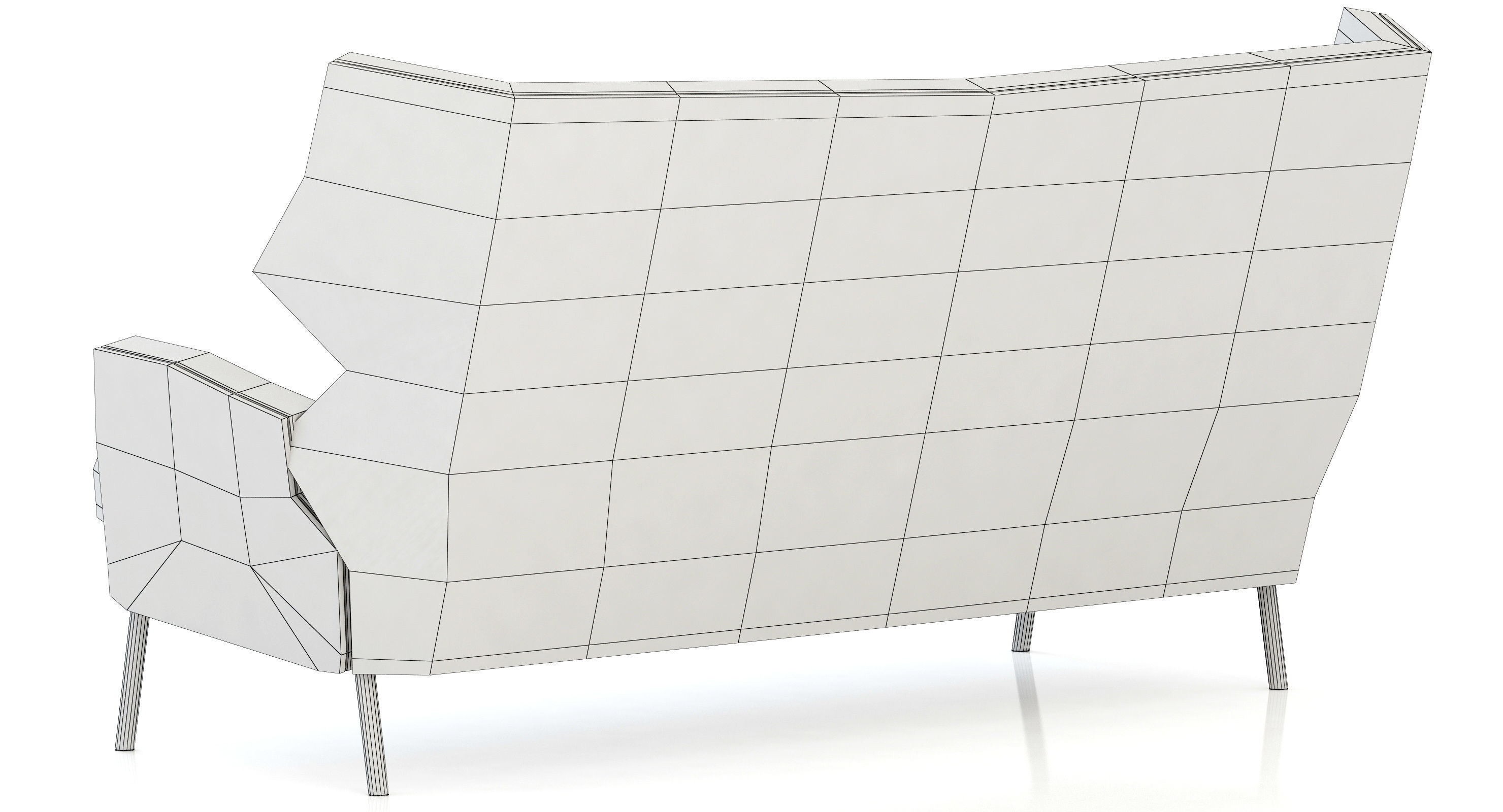 Sits Alex Sofa 3D model_11