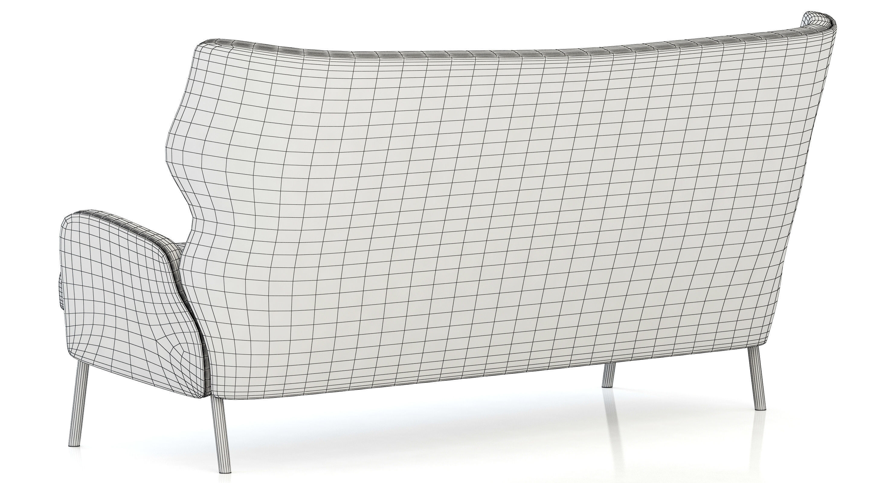 Sits Alex Sofa 3D model_10