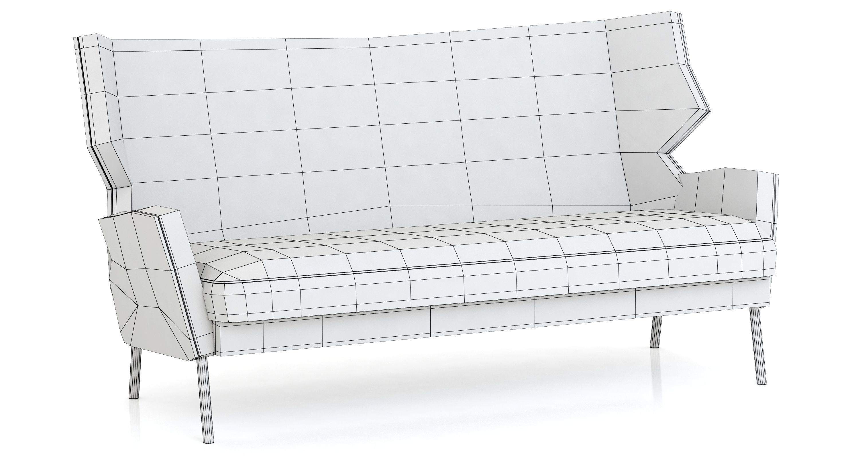 Sits Alex Sofa 3D model_9