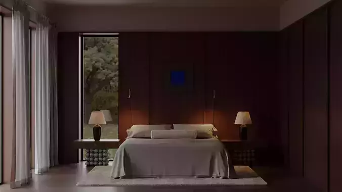 bedroom 3D model