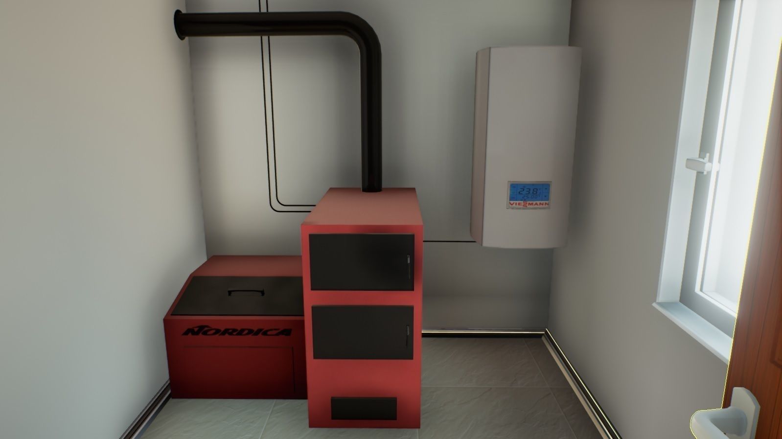 Utility Room - Game Ready Low-poly 3D model_3