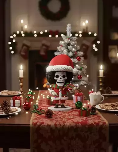 Brook One Piece Christmas 3D model