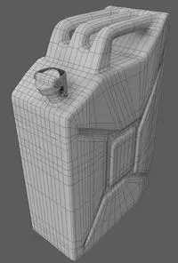 German Jerrycan Free 3D model