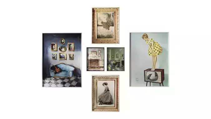 Vintage Painting Set