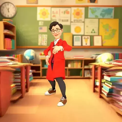 Chic Red Coat Character model pack