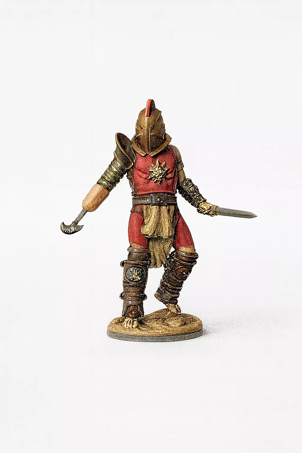 Roman Gladiator Miniature STL File for 3D Printing 3D print model