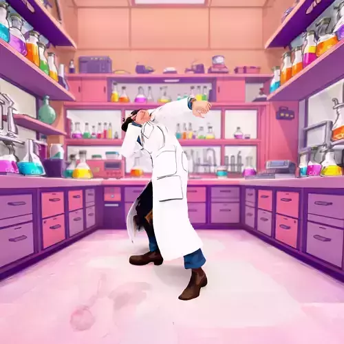 Charming Scientist Character model pack